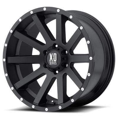 KMC XD Series XD818 Heist Satin Black Wheels